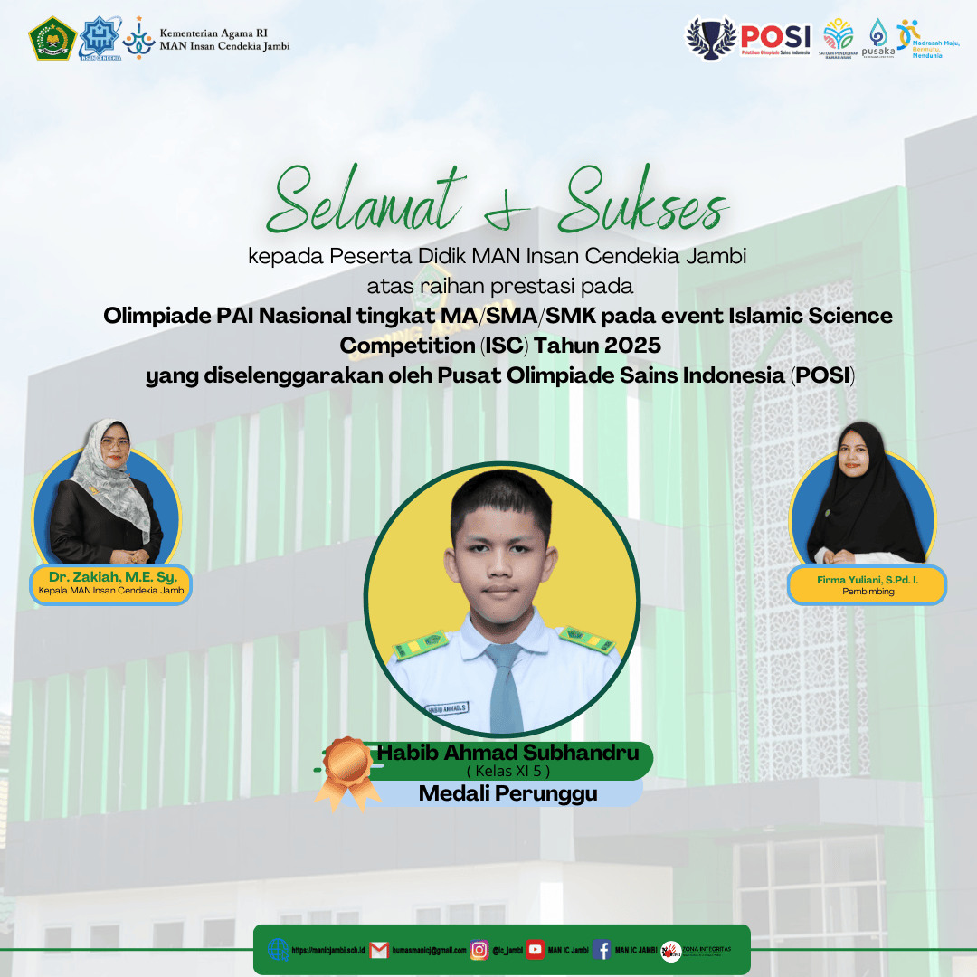 Habib Ahmad Subhandru Raih Medali Perunggu di ISC 2025