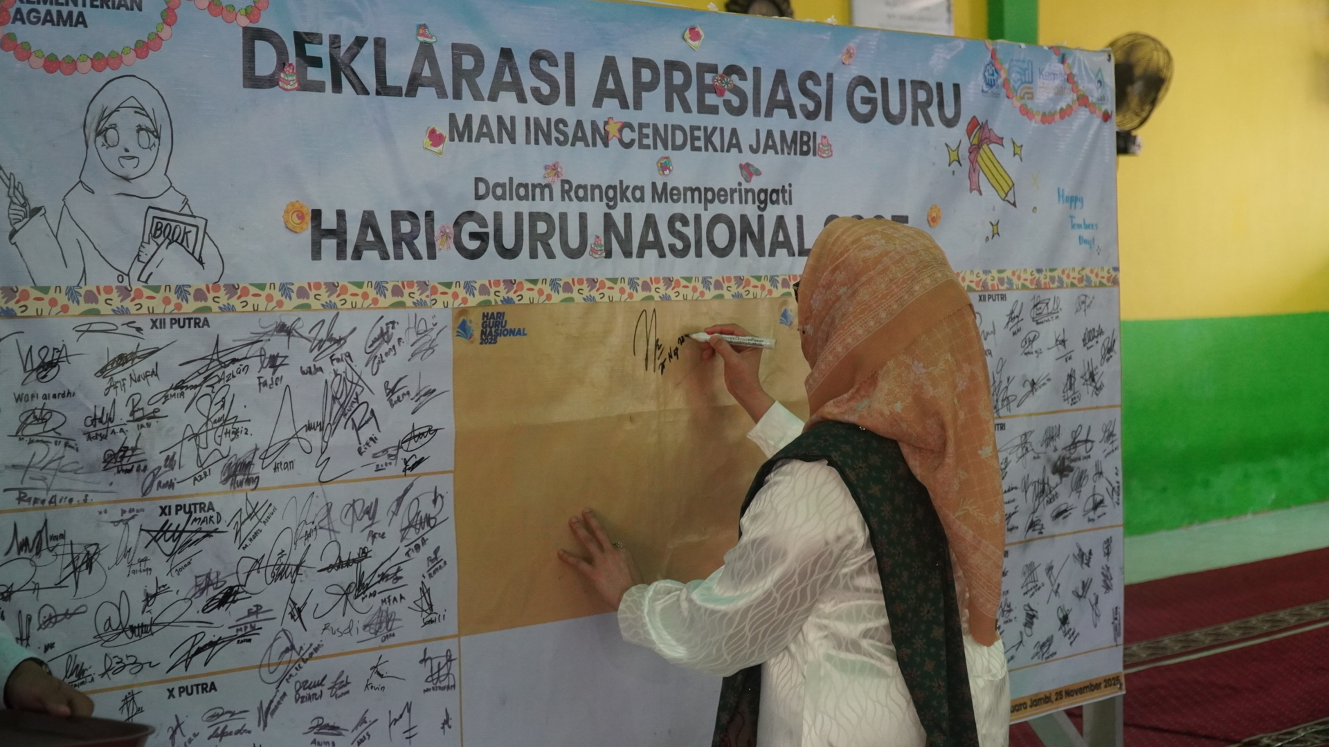 Hari Guru Nasional MAN IC Jambi, Cinta dan Apresiasi dari Hati ke Hati
