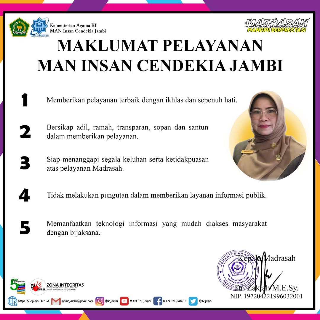 MAN IC Jambi Lolos Evaluasi Tahap I ZI-WBK 2026,  Siap Melaju ke Penilaian Lanjutan