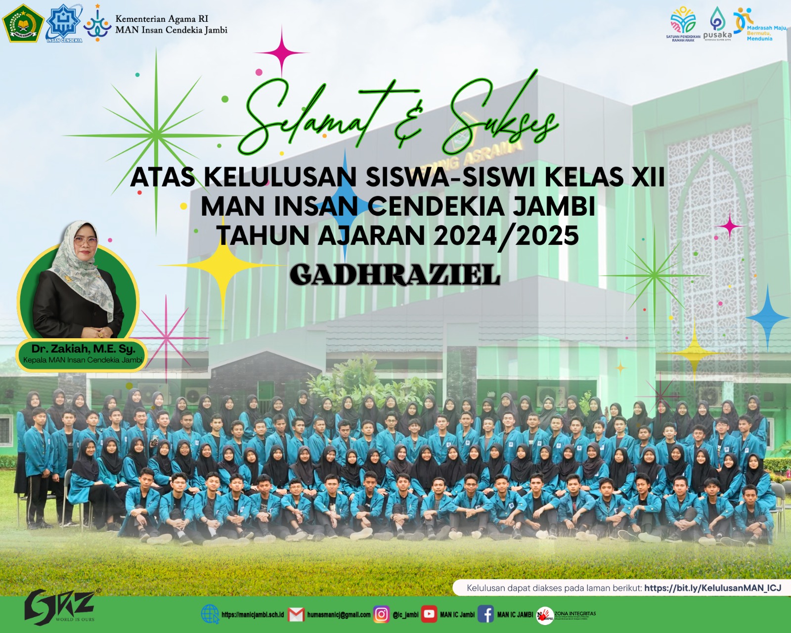 MAN IC Jambi Terapkan Sistem Digital untuk Pengumuman Kelulusan Siswa Kelas XII