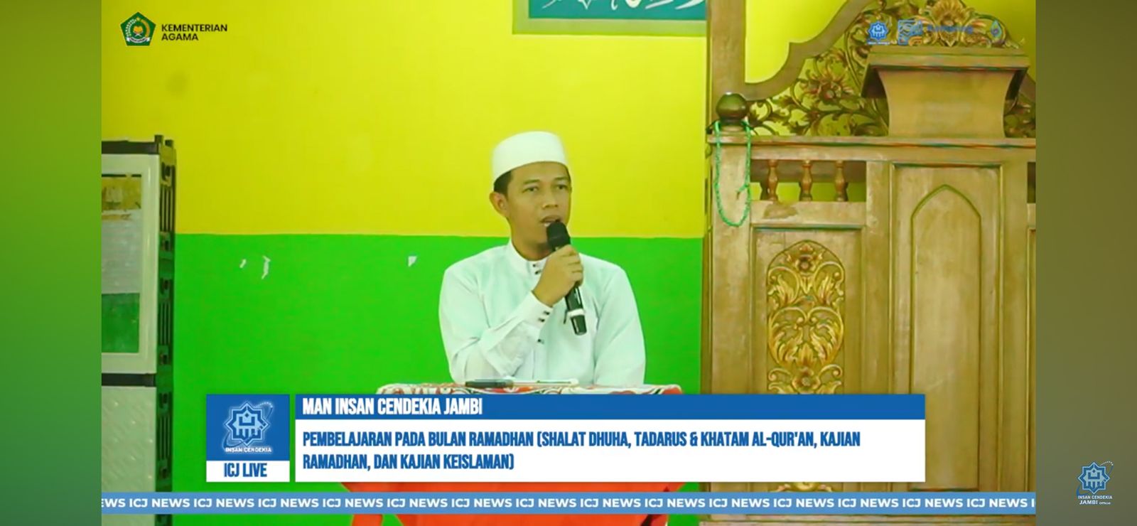 Puasa sebagai Jalan Menuju Taqwa, Kajian Ramadhan MAN IC Jambi Kupas Hikmah Spiritual, Sosial, dan Kesehatan