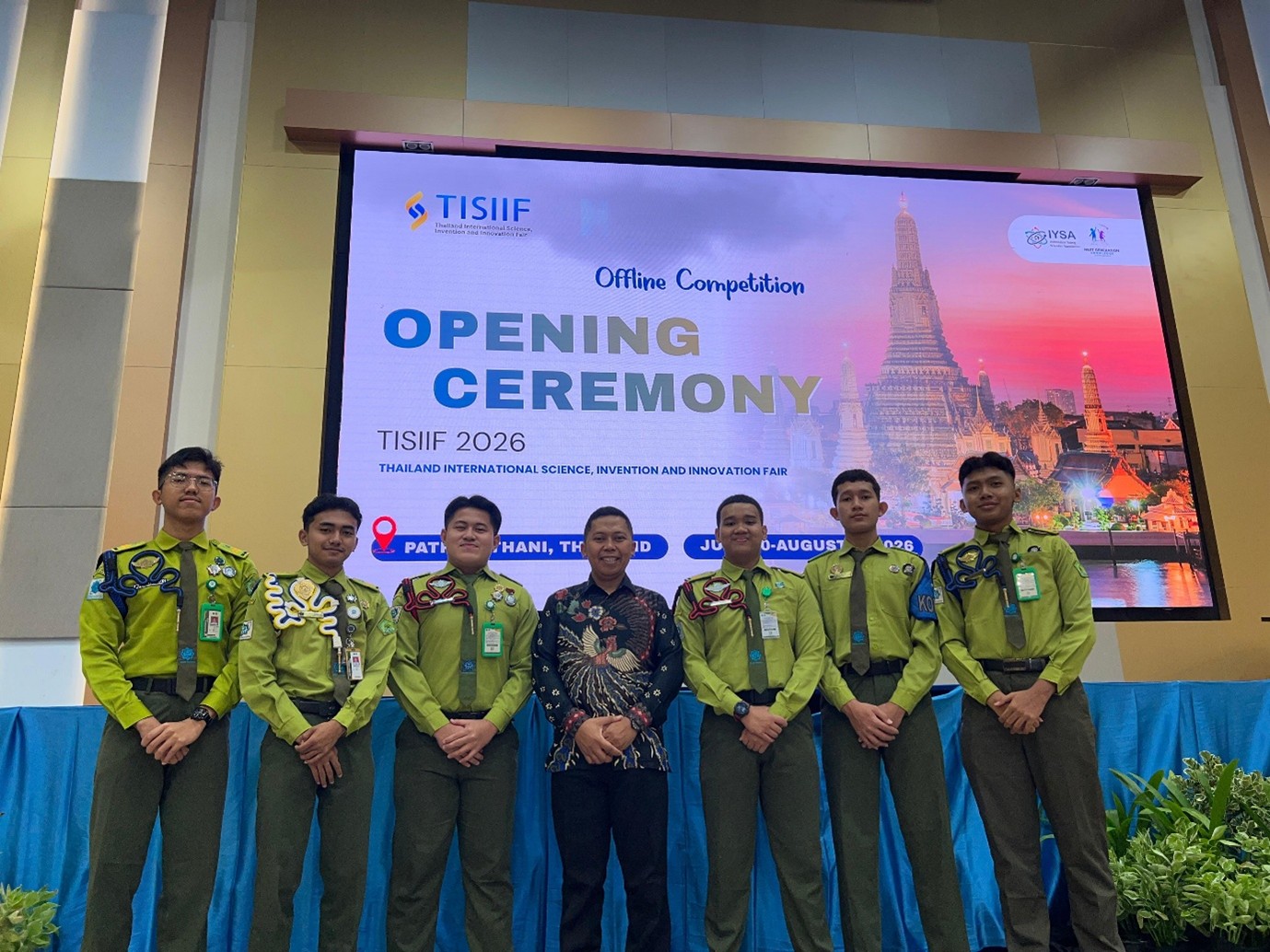 Siswa MAN IC Jambi Ikuti Opening Ceremony TISIIF 2026 di Thailand