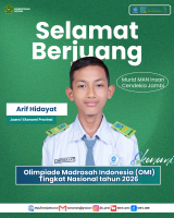 Arif Hidayat Raih Juara 1 Ekonomi OMI 2026, Lolos ke Tingkat Nasional