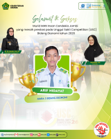 Arif Hidayat Raih Juara 3 USC Bidang Ekonomi 2026, Bukti Semangat Berprestasi Murid MAN IC Jambi