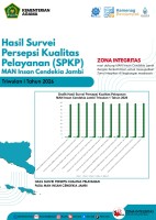 Integritas Pelayanan MAN IC Jambi Makin Kokoh, Hasil Survei SPAK Raih Predikat Sangat Baik