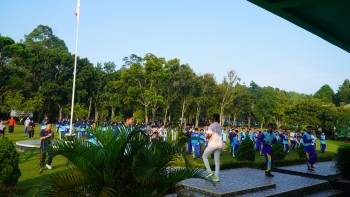 Jumat Penuh Energi! JUMPA MESRA MAN IC Jambi Hadirkan Senam Seru Bersama Instruktur Profesional