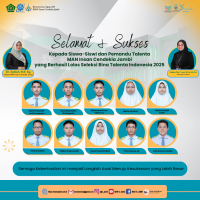 LESATKAN TALENTA, 10 SISWA DAN 1 GURU MAN IC JAMBI LOLOS PROGRAM BINA TALENTA DARI KEMENDIKDASMEN