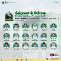 MAN IC Jambi Kirim 18 Delegasi OSN Kabupaten Muaro Jambi ke Tingkat Provinsi