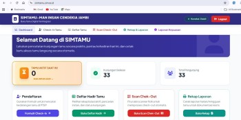 SIMTAMU MAN IC Jambi, Inovasi Buku Tamu Digital Penguat Zona Integritas Menuju WBK dan WBBM