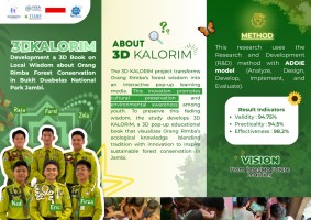 Trifold POP-UP RIMBA: Media Presentasi Inovasi MAN IC Jambi di TISIIF 2026
