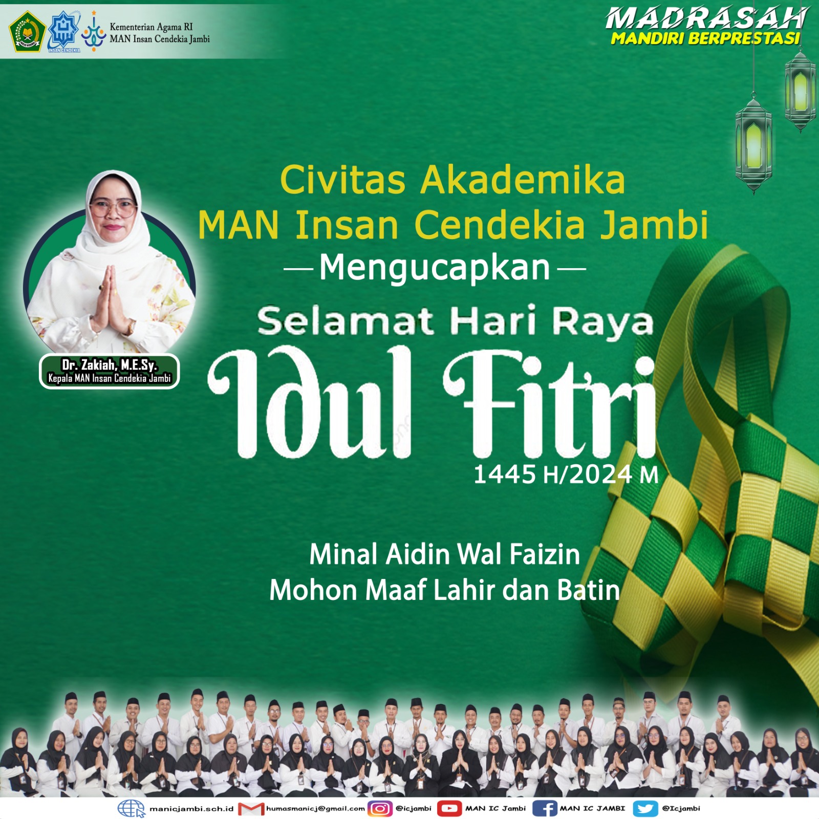 Selamat Hari Raya Idul Fitri 1445 H